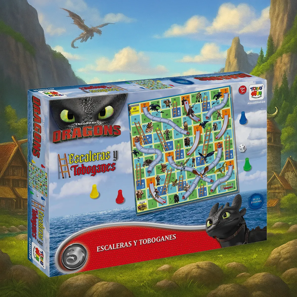 DRAGON - Juego de Mesa Vuelta Con Dragones - Dragón