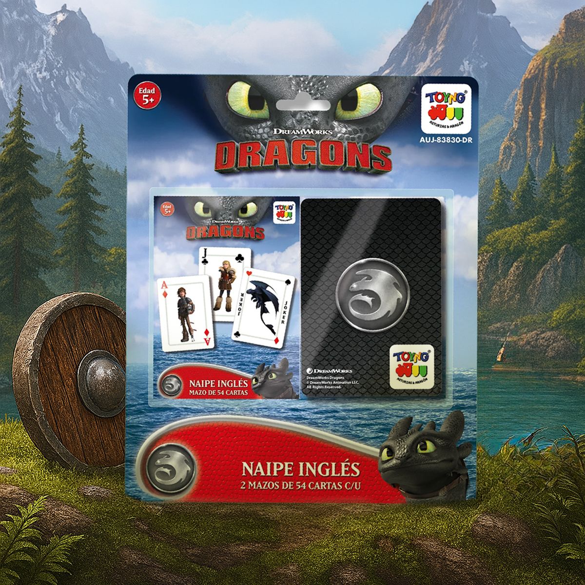 DRAGON - Juego de Mesa Naipes Inglés - Dragón