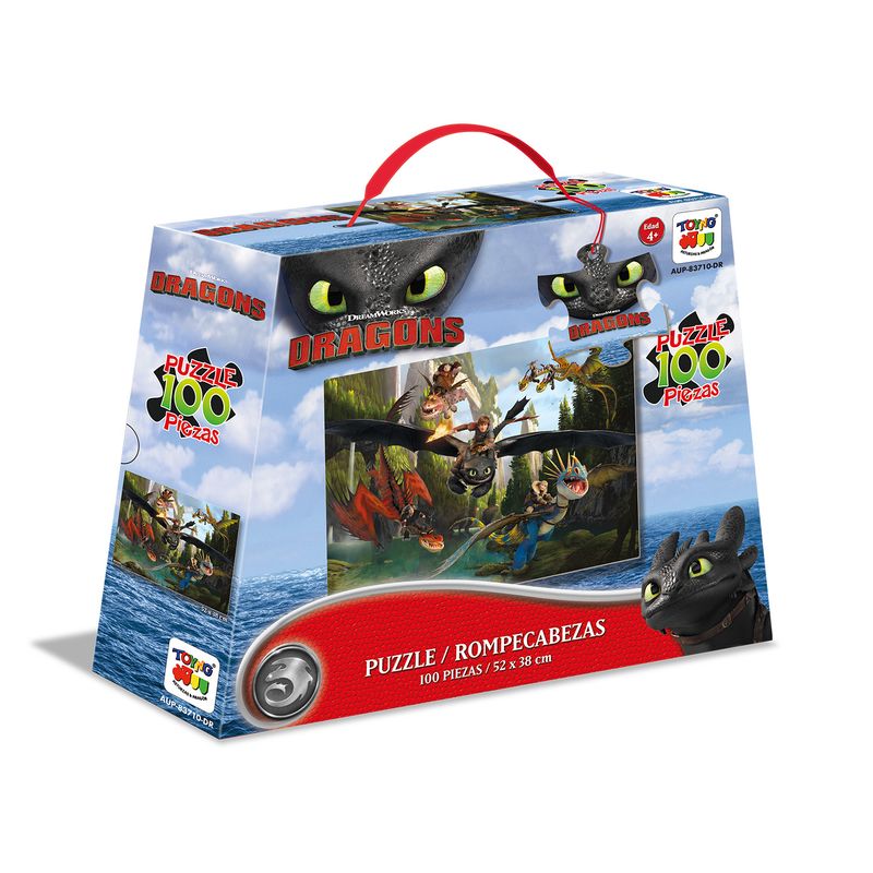 TOYNG - Puzzle 100 Piezas - Cómo Entrenar A Tu Dragón x Toyng