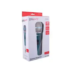 PROSOUND - Microfono Con Cable Jack 6.3 XLR Negro
