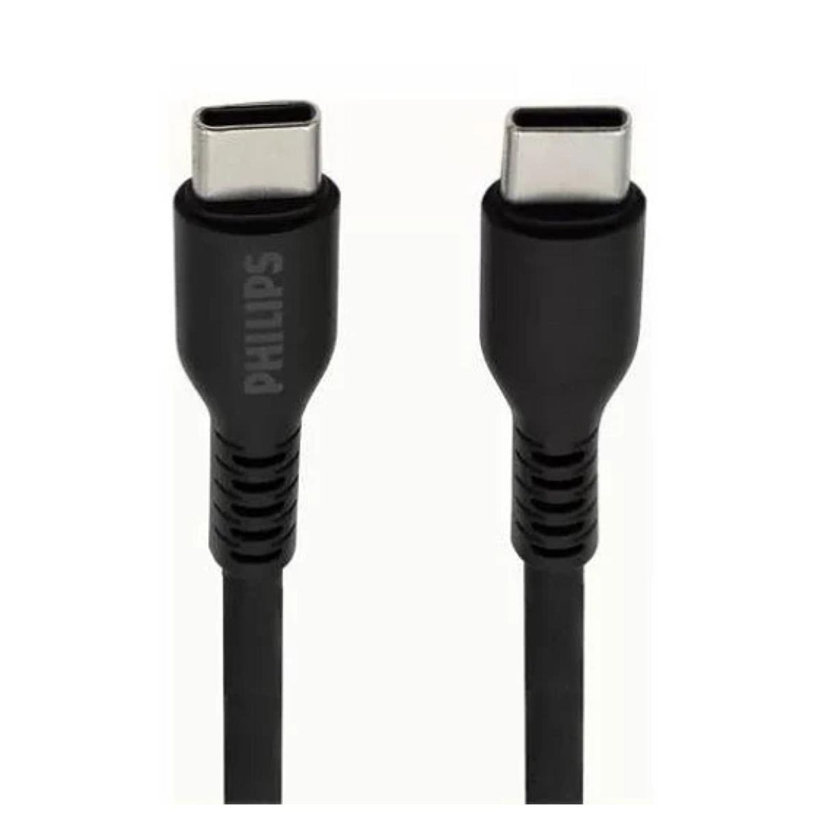 PHILCO - Cable USB C A USB C 1mt 60W Negro DLP8601B71