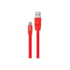 PHILIPS - Cable USB A USB Tipo Lightning 12Mts Flat Rojo 508C