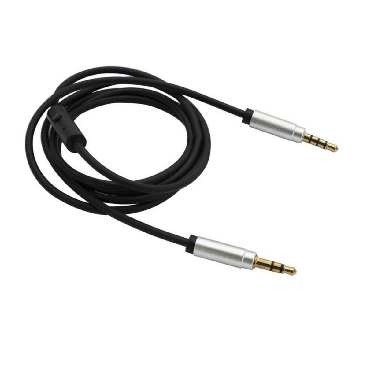 PHILCO - Cable Auxiliar De Audio Con Microfono Jack 3.5 A Jack 3.5 Philco