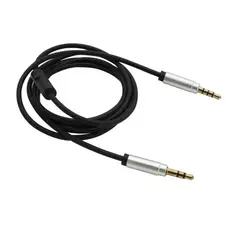 PHILCO - Cable Auxiliar De Audio Con Microfono Jack 3.5 A Jack 3.5