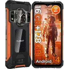 CUBOT - KINGKONG ACE 2 Celular 16GB+128GB-Naranja.