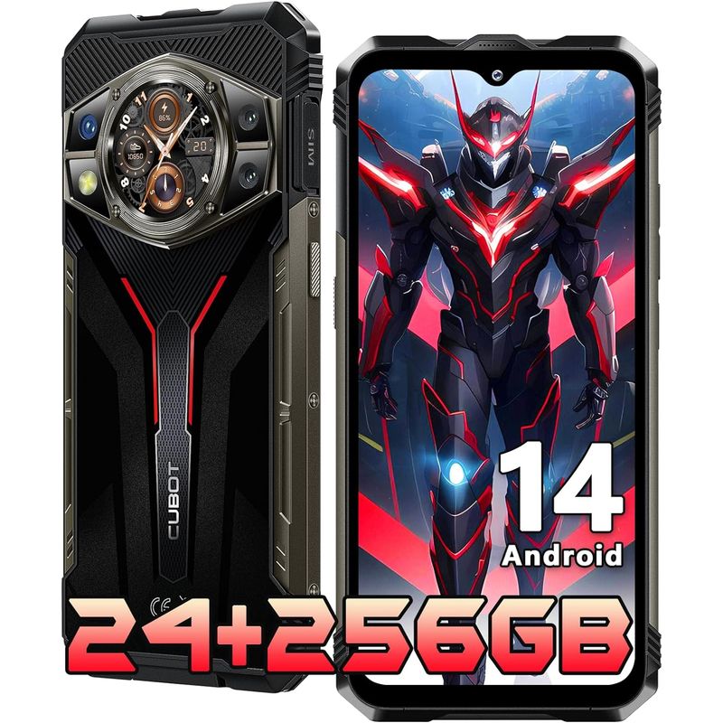 CUBOT - CUBOT kingkong  AX Celular 24GB+256GB-Negro