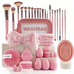 TNAKIEX - Brochas Maquillaje Profesional Y Herramientas Cosméticas 42p