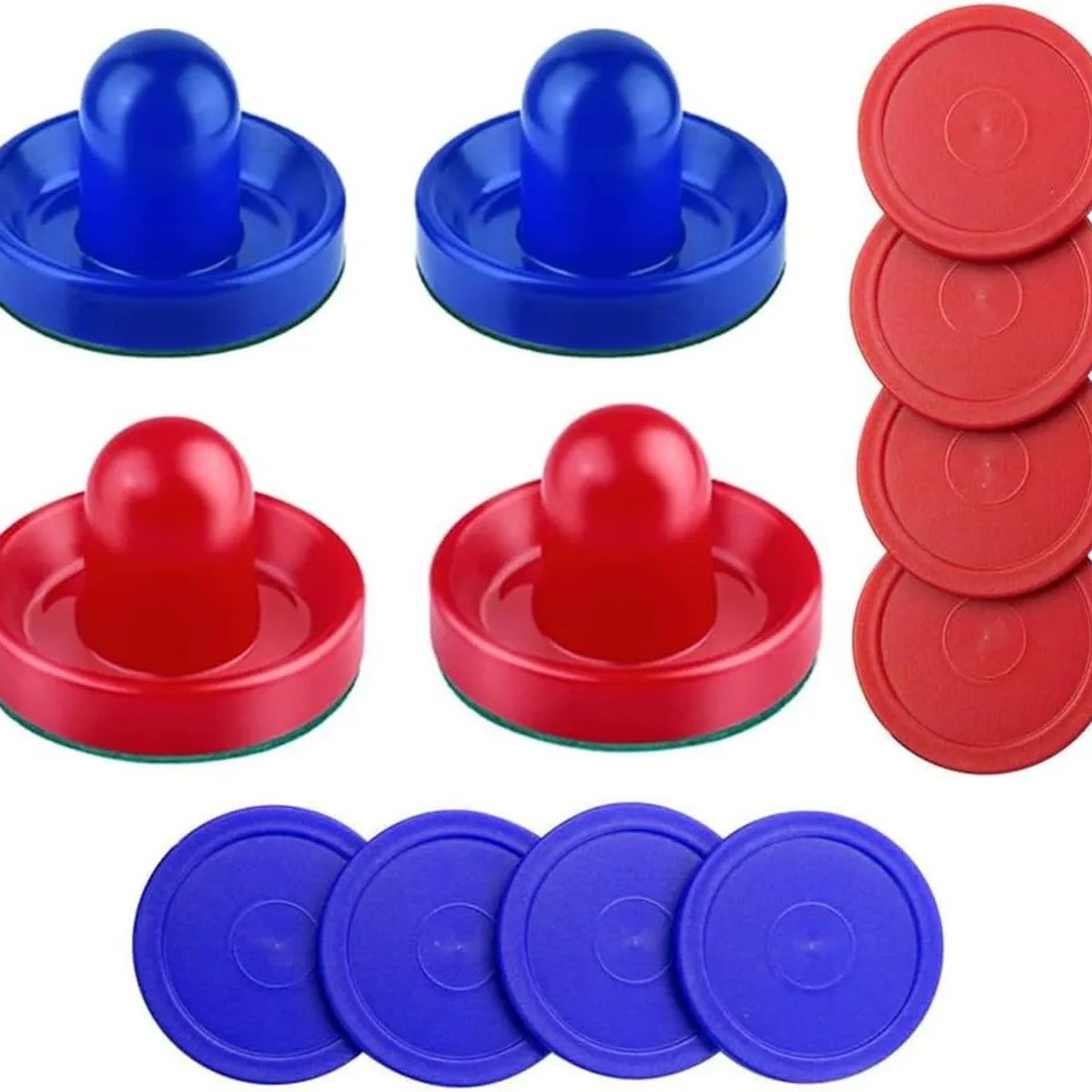KUANGYE - Air Hockey Disco Adecuado Para Familias/niños 16 Accesorios