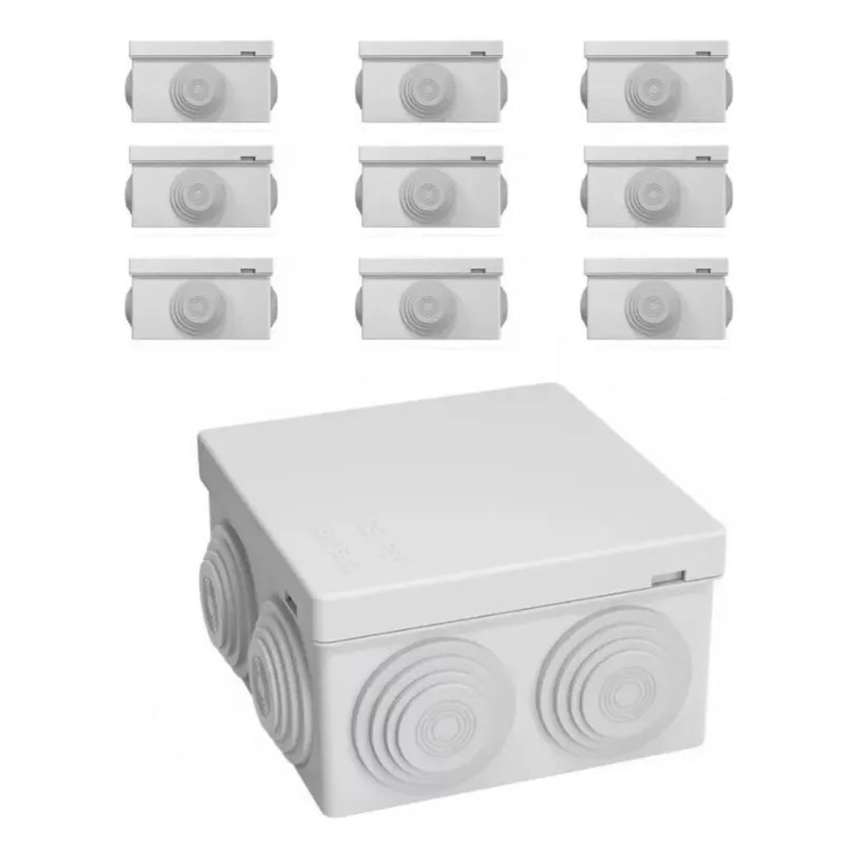 KUANGYE - 10pcs Cajas Estancas Ip55 Para Conexiones En Exterior Cctv