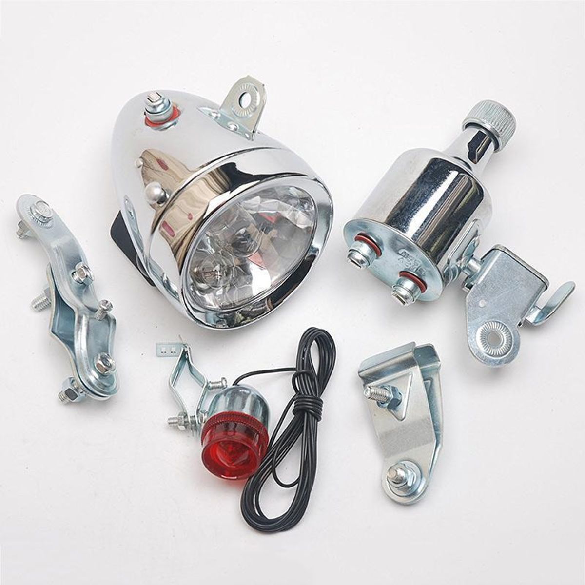 KUANGYE - Juego de faros delanteros Dynamo de 12 V/6 W