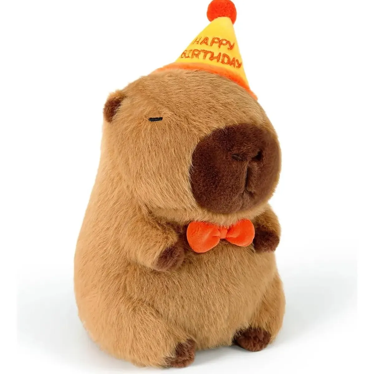 KUANGYE - Peluche De Capibara 25cm Feliz Cumpleaños