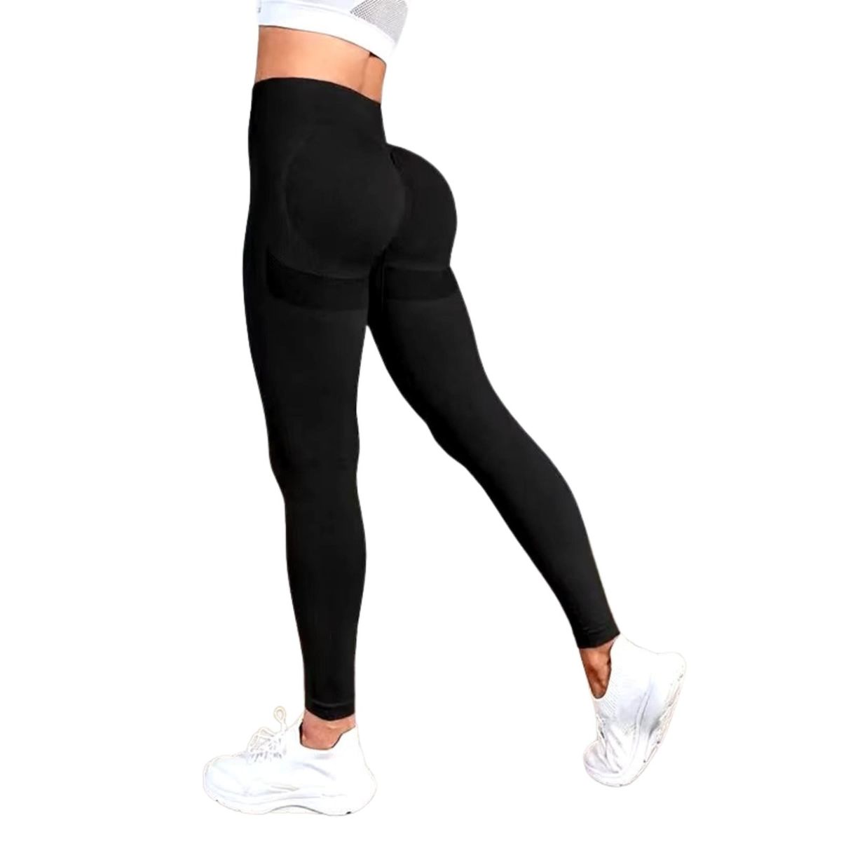SUKHA - Calzas Leggings Push Up Soporte Tiro Alto Negro