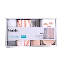 MASHINI - Set de Baño en Caja 6 Piezas Rapel