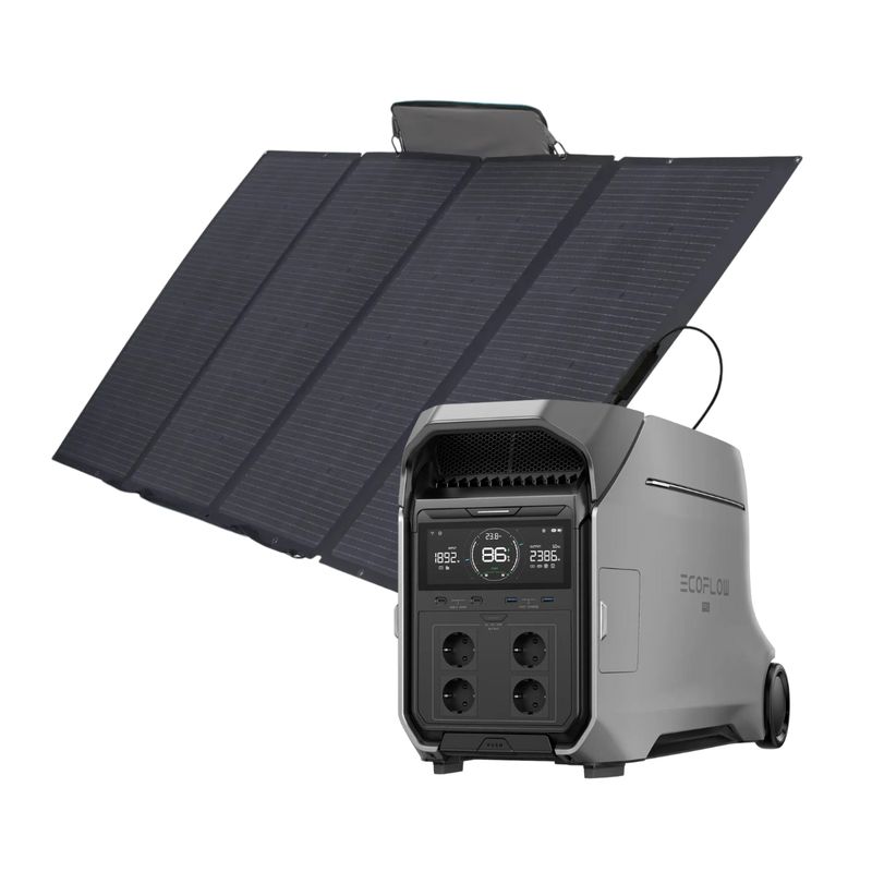 ECOFLOW - EcoFlow Generador Delta Pro 3 4000W + Panel Solar 400W