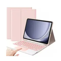 JOIGO - Funda Con Teclado Español Touchpad Para iPad Air 10.9 4 5ta Generación Rosado