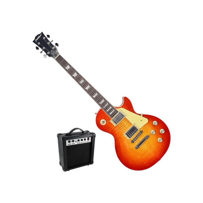 FIDDLER - Guitarra Eléctrica Page + Amplificador 10w