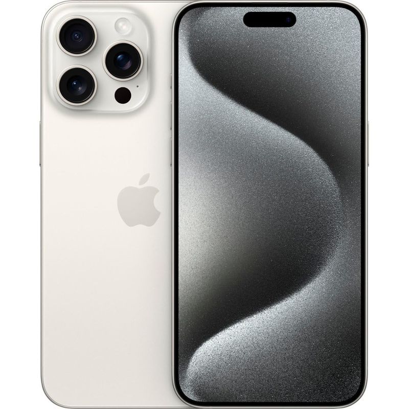 APPLE - Apple iPhone 15 Pro Max, 256B,US Version White Titanium Reacondicionado