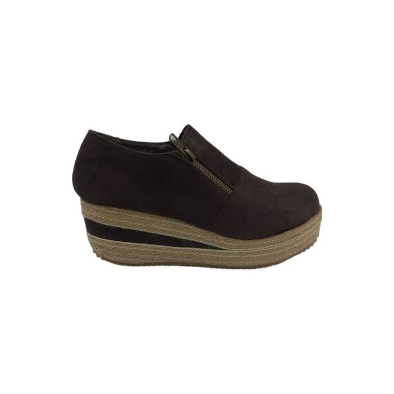 HERIEL - Zapato Panchita Café Plataforma
