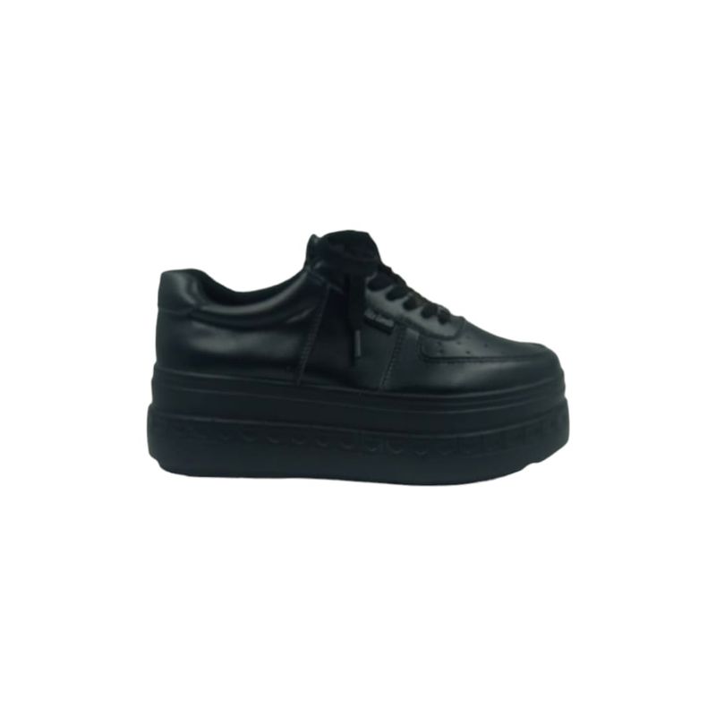 HERIEL - Zapatilla Negra Plataforma Mujer