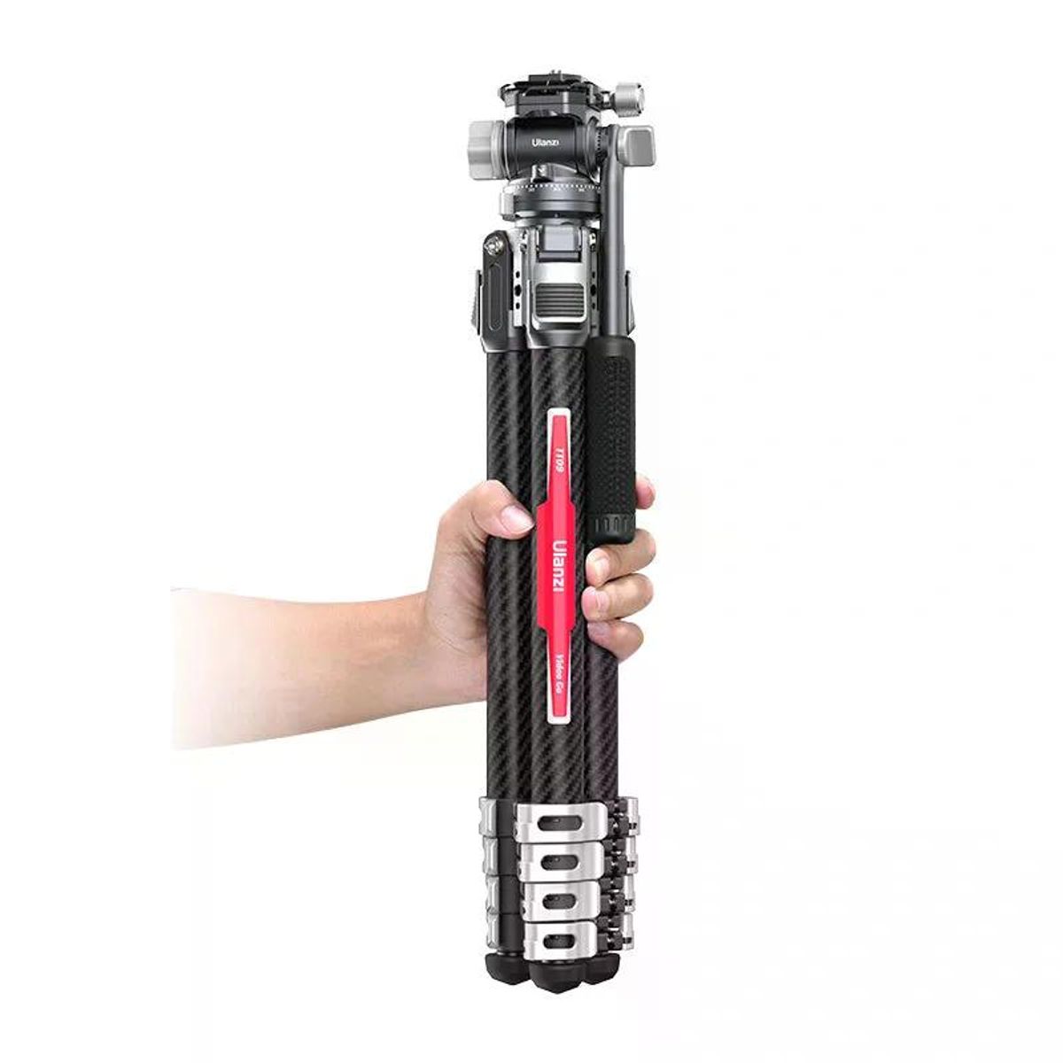 ULANZI - Ulanzi TT09 Videogo Trípode Fibra de Carbono Para Video Con Montura Arca-Swiss