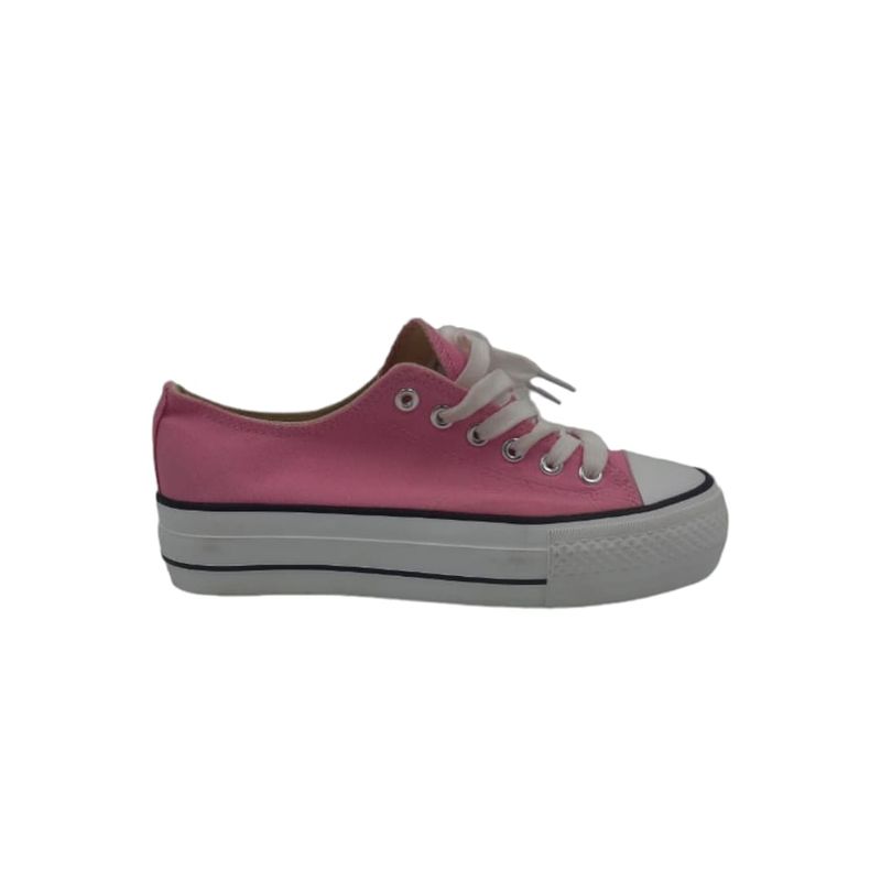HERIEL - Zapatilla Rosa Plataforma Mujer