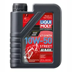 LIQUI MOLY - Aceite para Moto Motorbike 4T Synth 10W-50 Street Race 1 lt