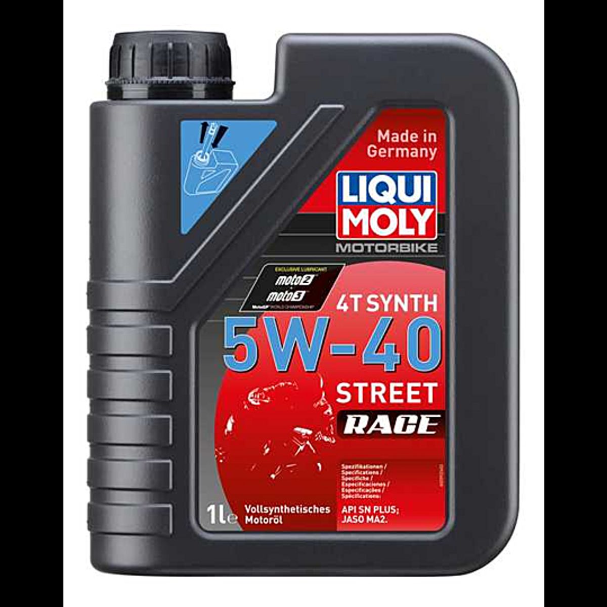 LIQUI MOLY - Aceite para Moto Liqui Moly Motorbike 4T Synth 5W-40 Street Race 1 lt