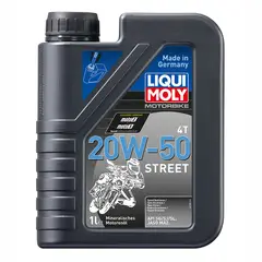 LIQUI MOLY - Aceite para Moto Motorbike 4T 20W-50 Street