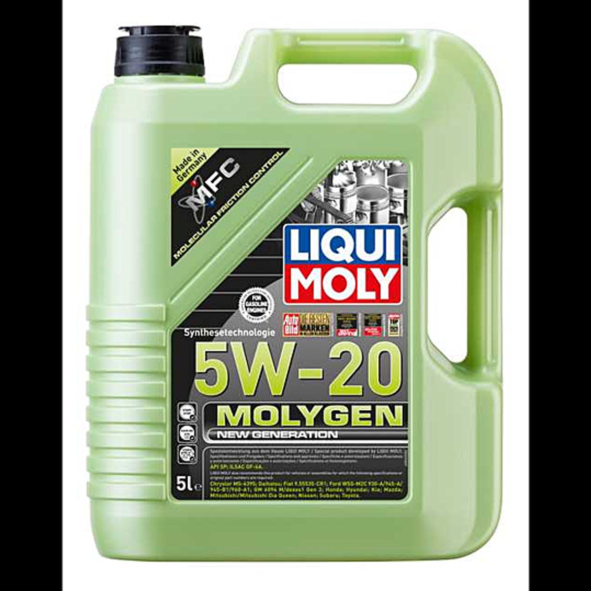 LIQUI MOLY - Aceite Liqui Moly Molygen 5W-20 5 lt