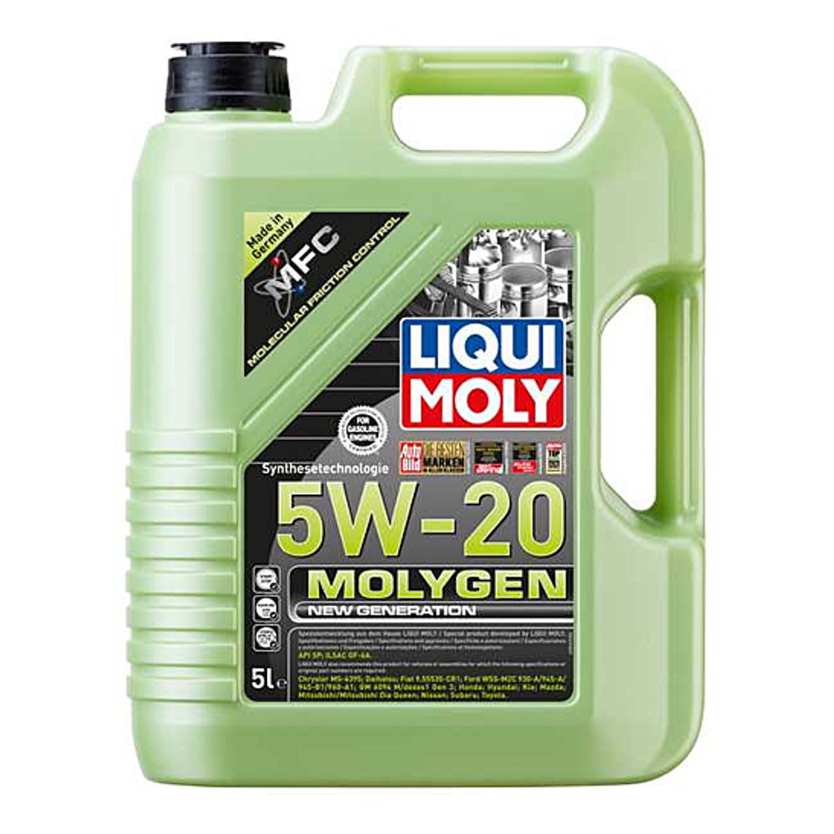LIQUI MOLY - Aceite Liqui Moly Molygen 5W-20 5 lt