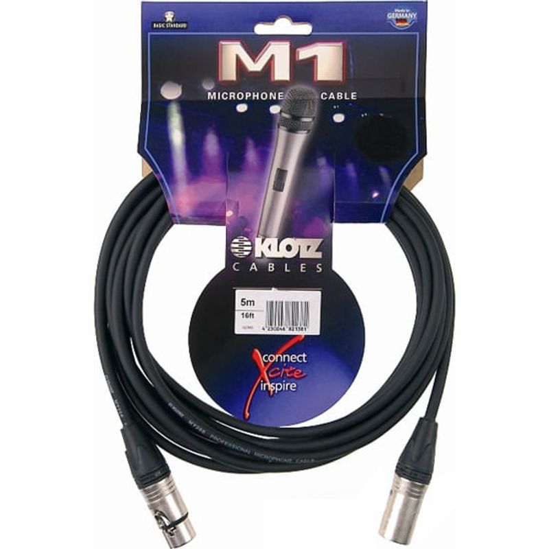 KLOTZ - Cable de micrófono Klotz M1FM1N1000 XLR Neutrik de 10 metros