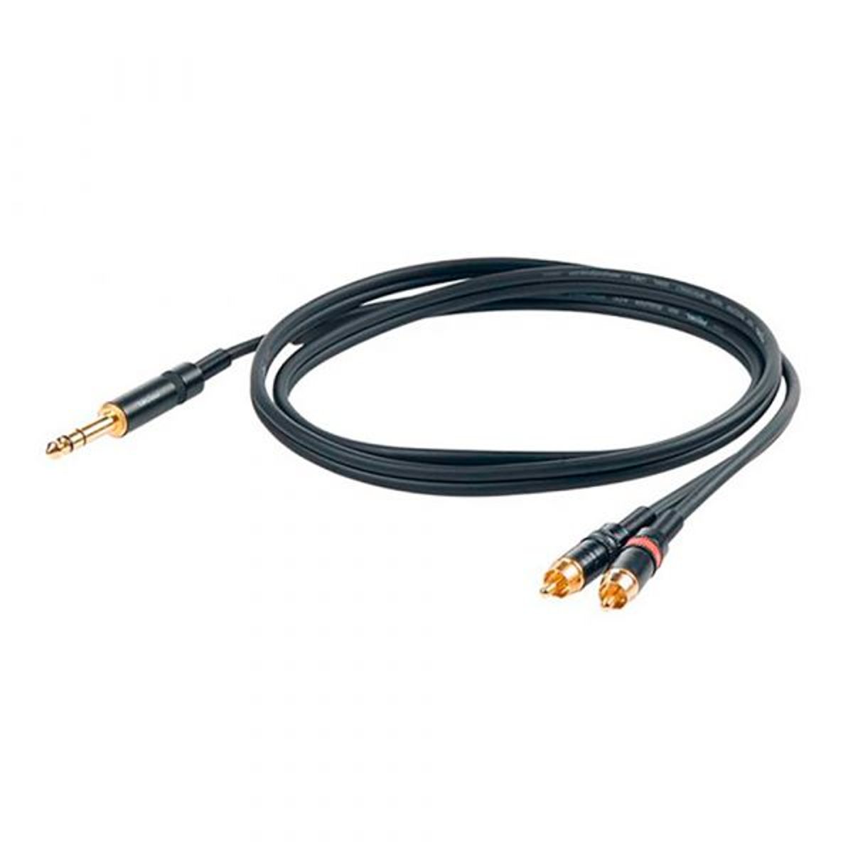 PROEL - Cable de audio Proel Y CHLP215LU5  35ST - 2x RCA M 5M