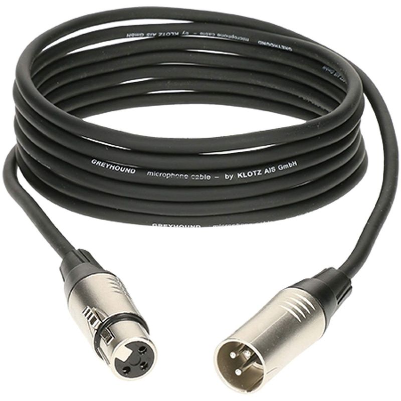 KLOTZ - Cable de micrófono Klotz de 5 metros GRG1FM050 negro