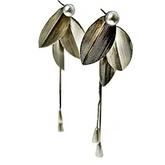 VIVAFELICIA - Aros Acero Colibrí Plateado