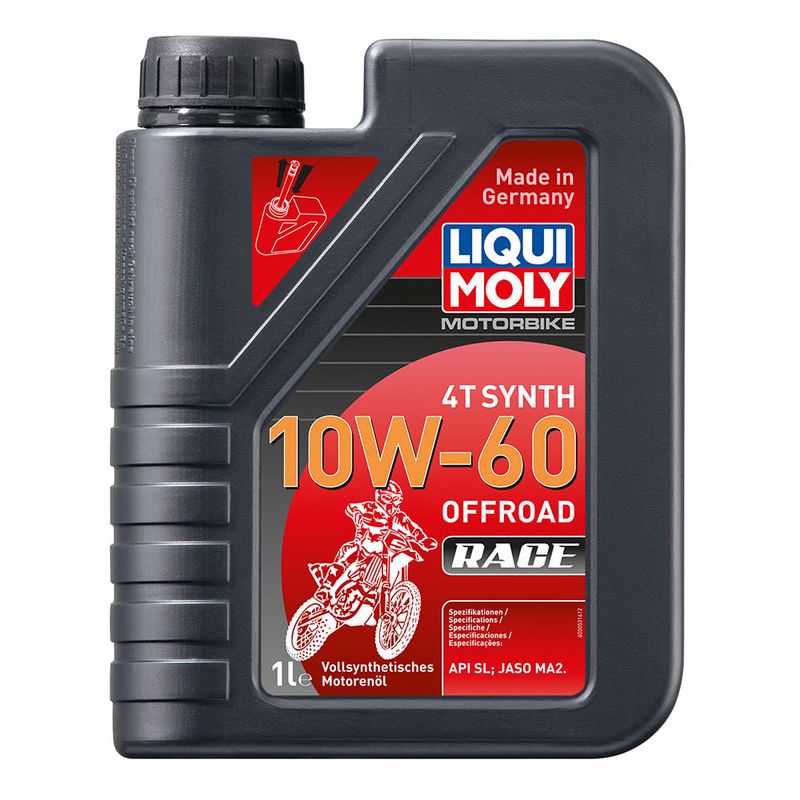 LIQUI MOLY - Productos Para Motos Liqui Moly Motorbike 4T Synth 10W-60 Offroad Race 1 lt