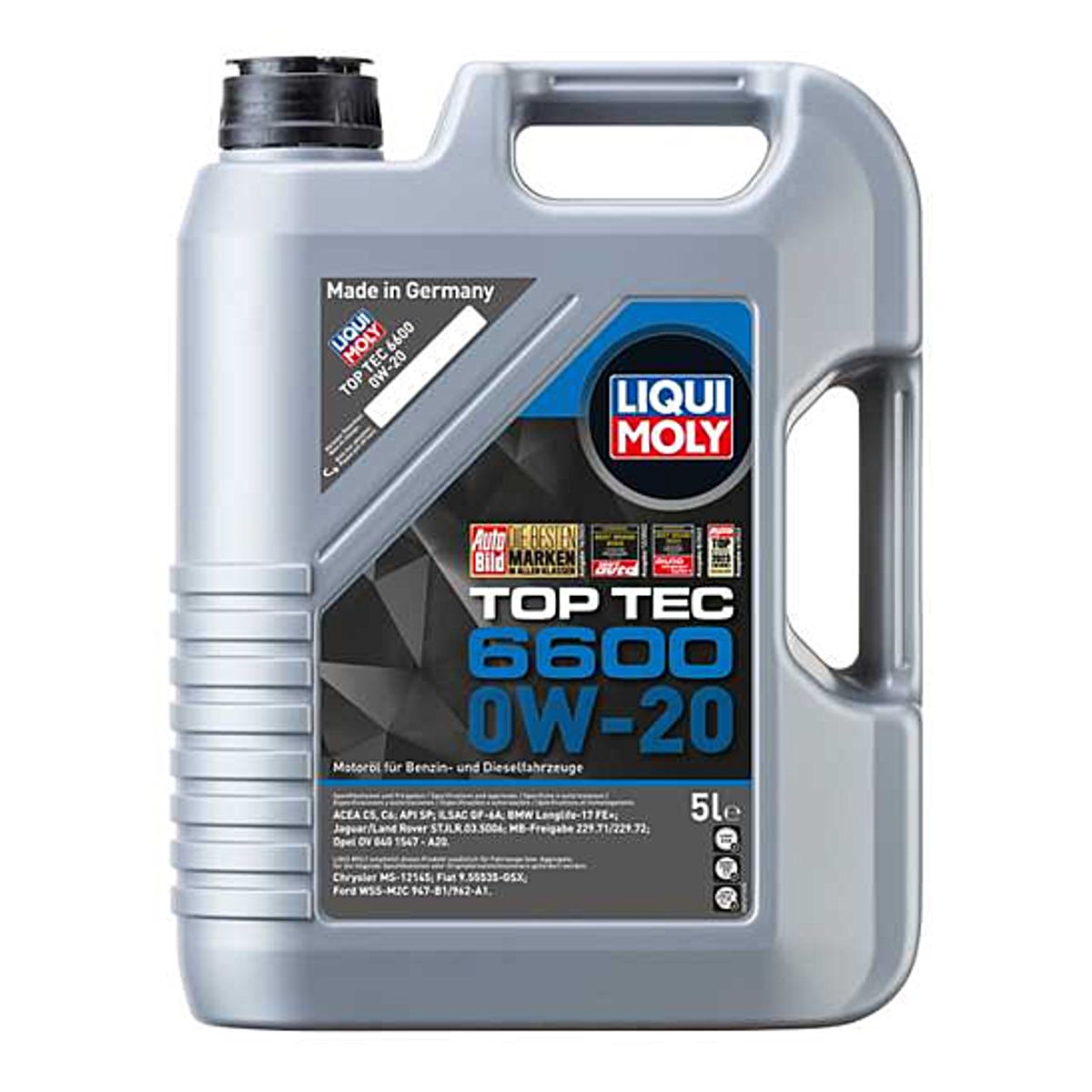 LIQUI MOLY - Aceite Liqui Moly Top Tec 6600 0W-20 5 lt