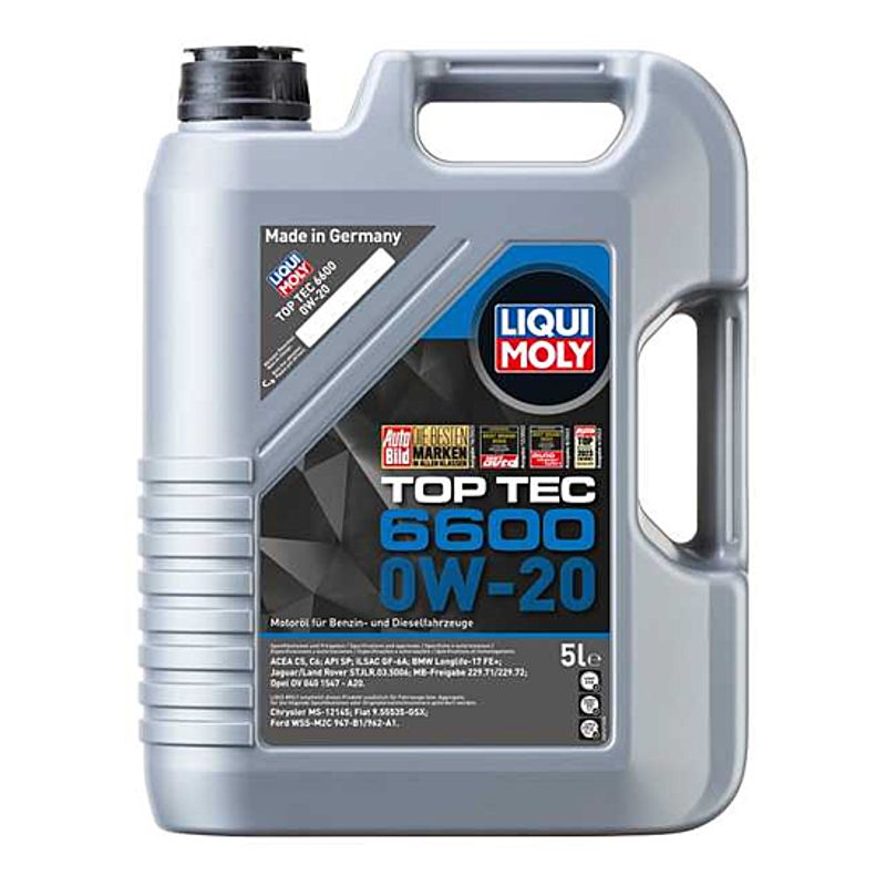 LIQUI MOLY - Aceite Liqui Moly Top Tec 6600 0W-20 5 lt