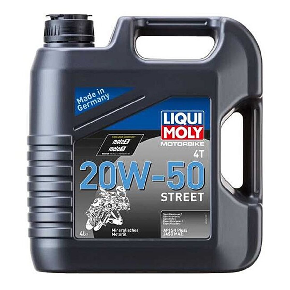LIQUI MOLY - Aceite para Moto Liqui Moly Motorbike 4T 20W-50 Street 4 lt