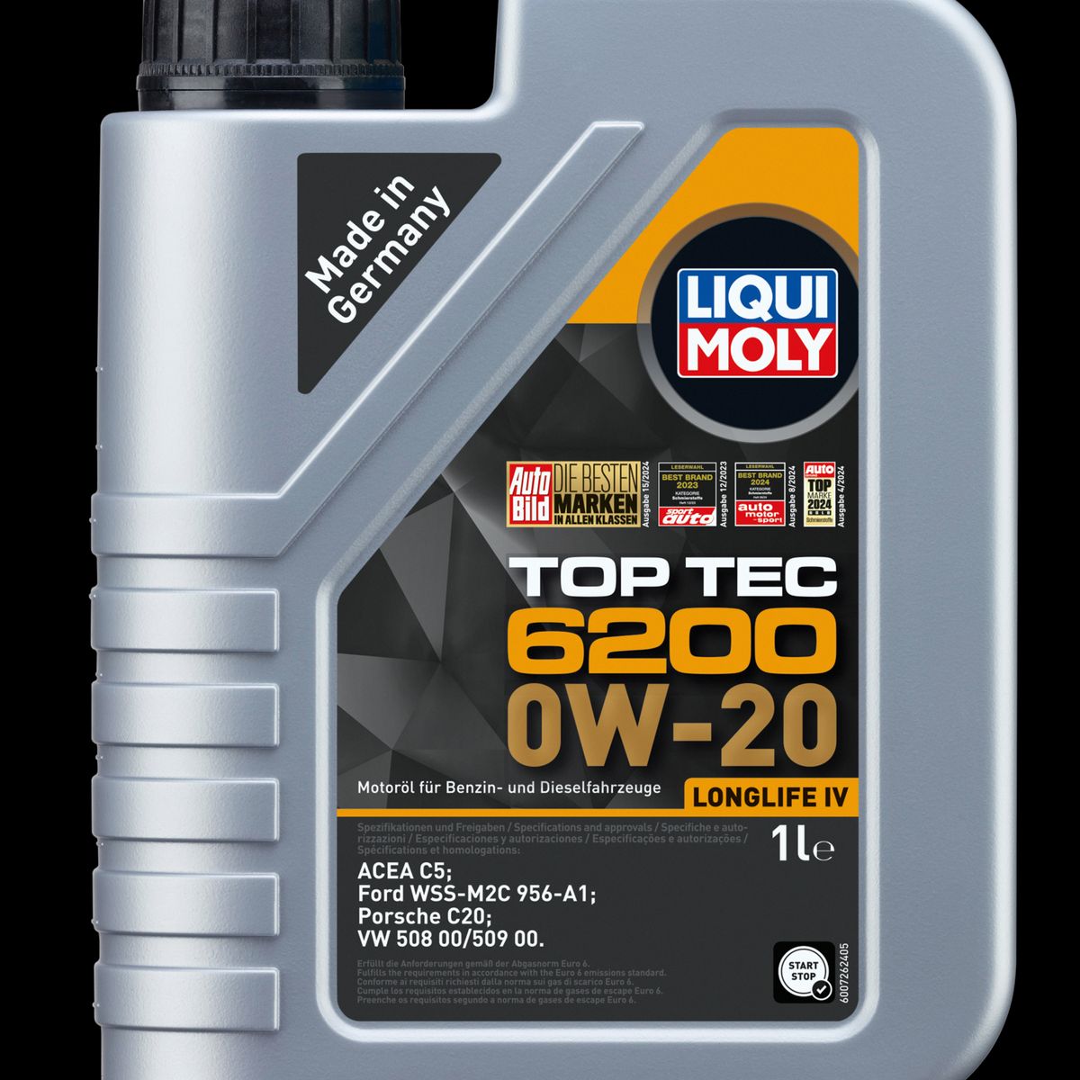 LIQUI MOLY - Aceite Liqui Moly Top Tec 6200 0W-20 4 lt
