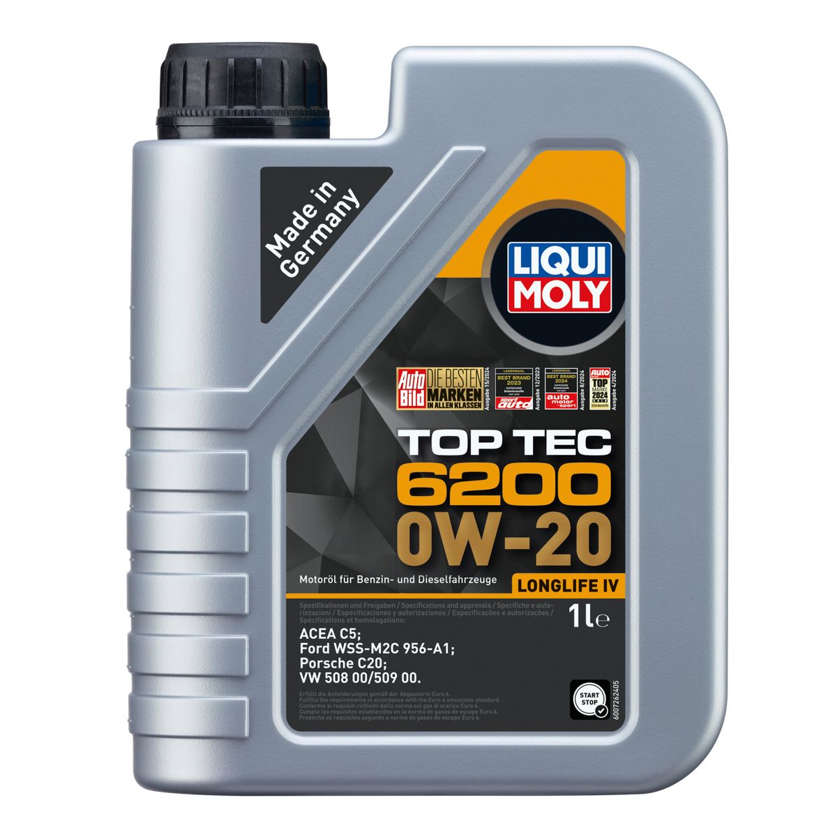 LIQUI MOLY - Aceite Liqui Moly Top Tec 6200 0W-20 4 lt