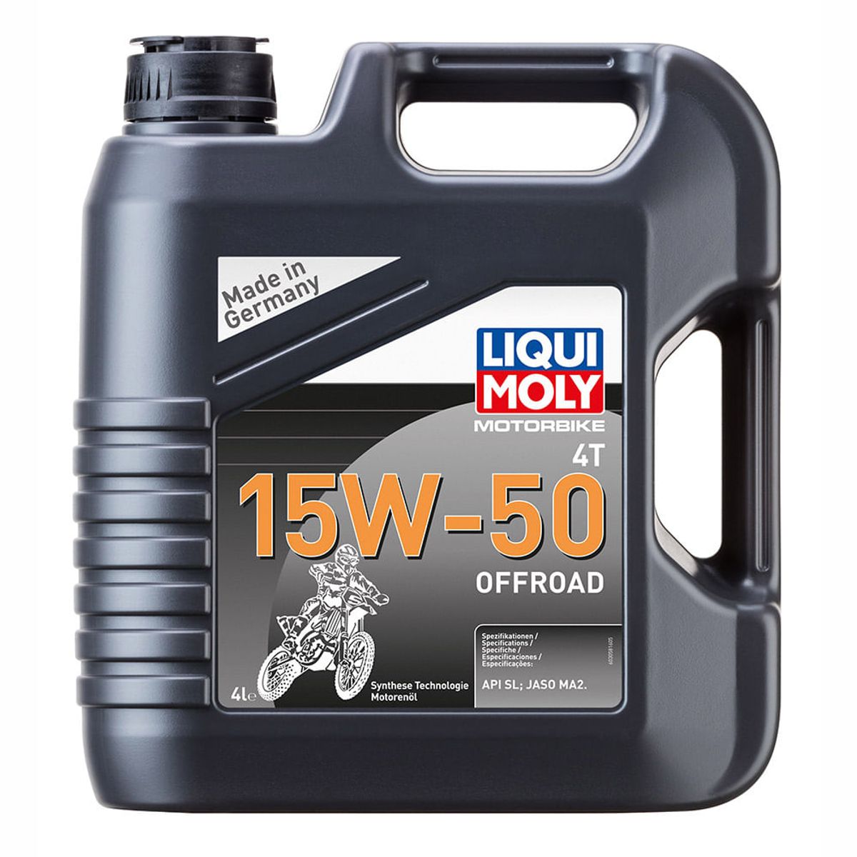 LIQUI MOLY - Aceite para Moto Liqui Moly Motorbike 4T Synth 15W-50 Offroad 4 lt