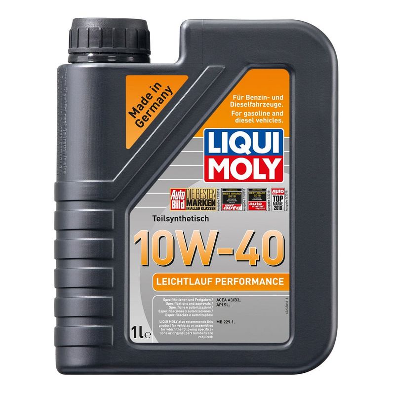 LIQUI MOLY - Aceite Liqui Moly Leichtlauf Performance 10W-40 1 lt