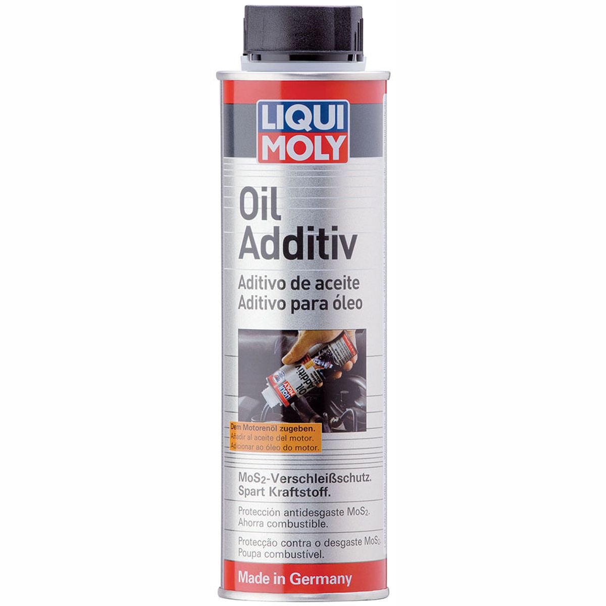 LIQUI MOLY - Aditivo Antifriccionante Mos2 Liqui Moly Oil Additiv MoS2 Anti-Friction 300 ml