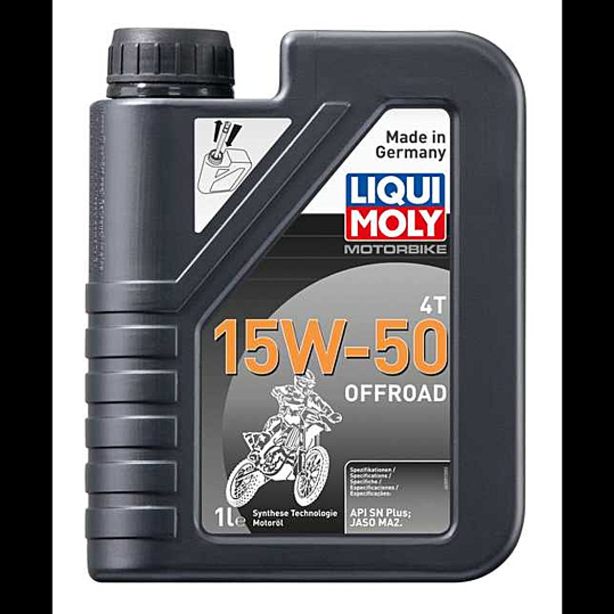LIQUI MOLY - Aceite para Moto Liqui Moly Motorbike 4T Synth 15W-50 Offroad 1 lt