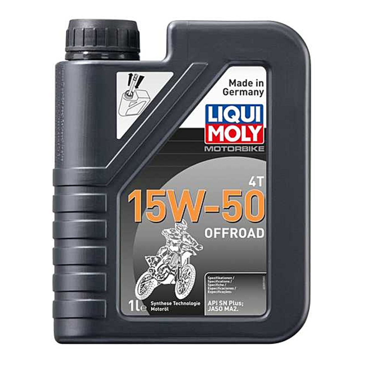 LIQUI MOLY - Aceite para Moto Liqui Moly Motorbike 4T Synth 15W-50 Offroad 1 lt