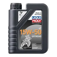 LIQUI MOLY - Productos Para Motos Motorbike 4T Synth 15W-50 Offroad 1 lt