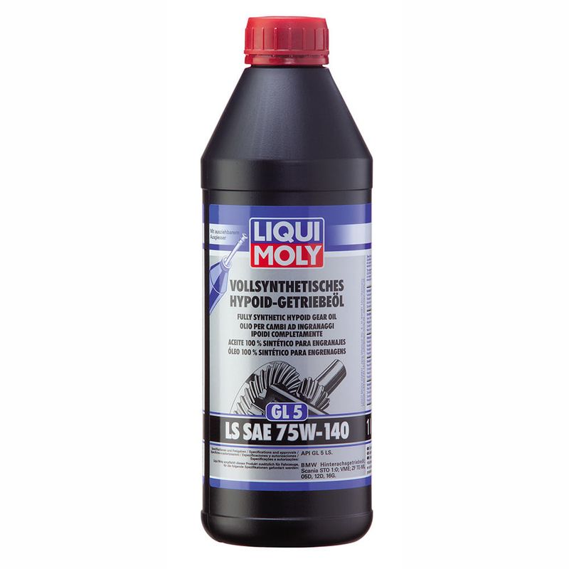 LIQUI MOLY - Aceite Liqui Moly Vollsynthetisches Getriebeöl  SAE 75W-140 LS 1 lt