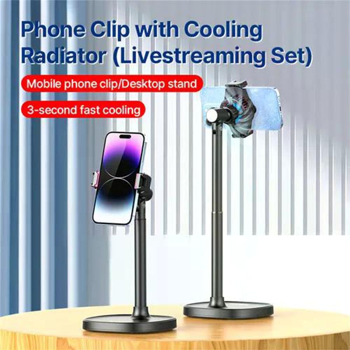 ULANZI - Ulanzi SK-06 Soporte Ventilador Para Teléfonos Sobre Escritorio.