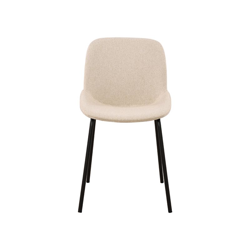 MUEBLES SUR - Silla Plenty arena con patas metalicas negras
