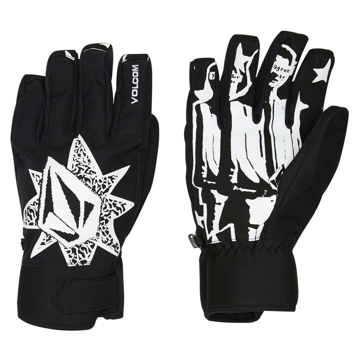 VOLCOM - Guantes Void Negro Hombre Volcom - Negro